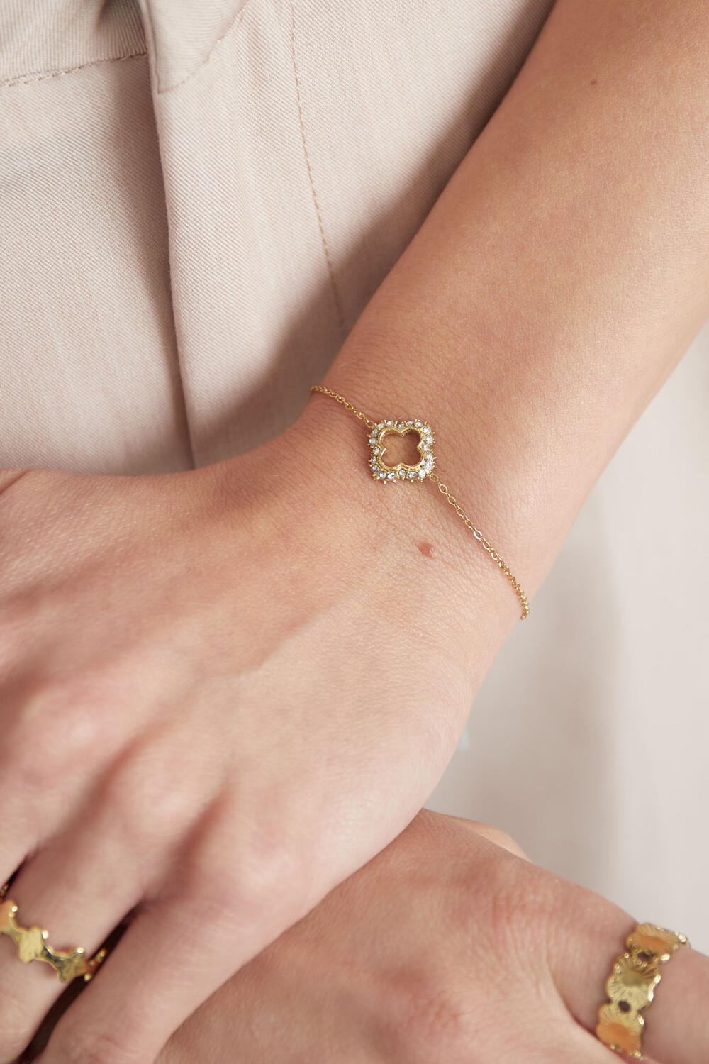 bracciale portafortuna con diamanti h5Immagine2
