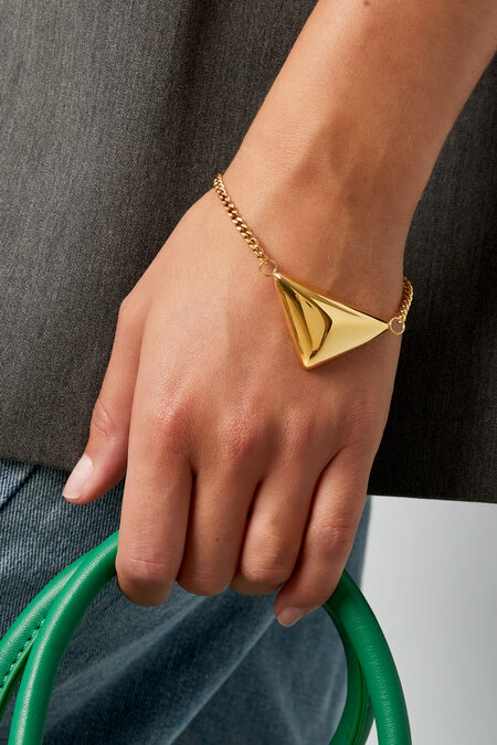 folded triangle bracelet