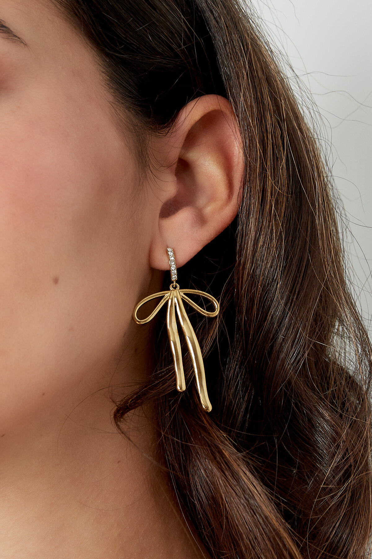 pendientes de lazo de diamantes h5 Imagen2