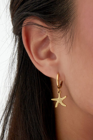 pendientes estrella de mar simple h5 Imagen3