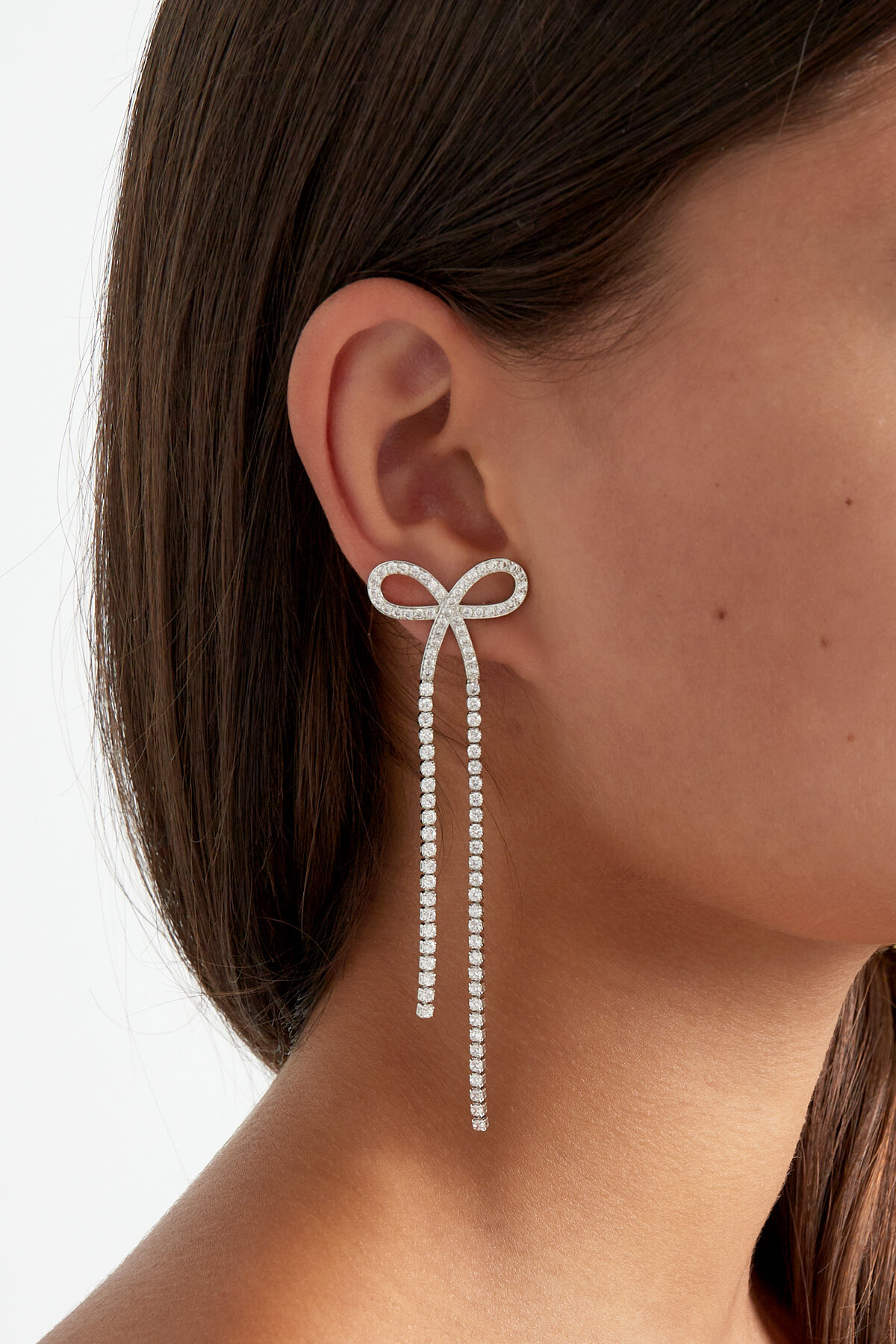 boucles d'oreilles ruban éblouissantes Image2