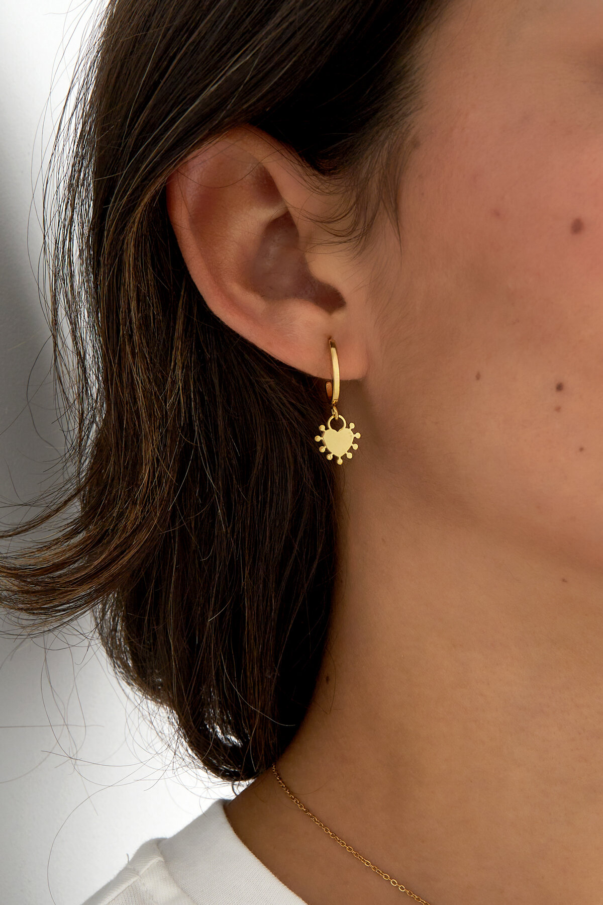 pendientes de corazón colgante Imagen2