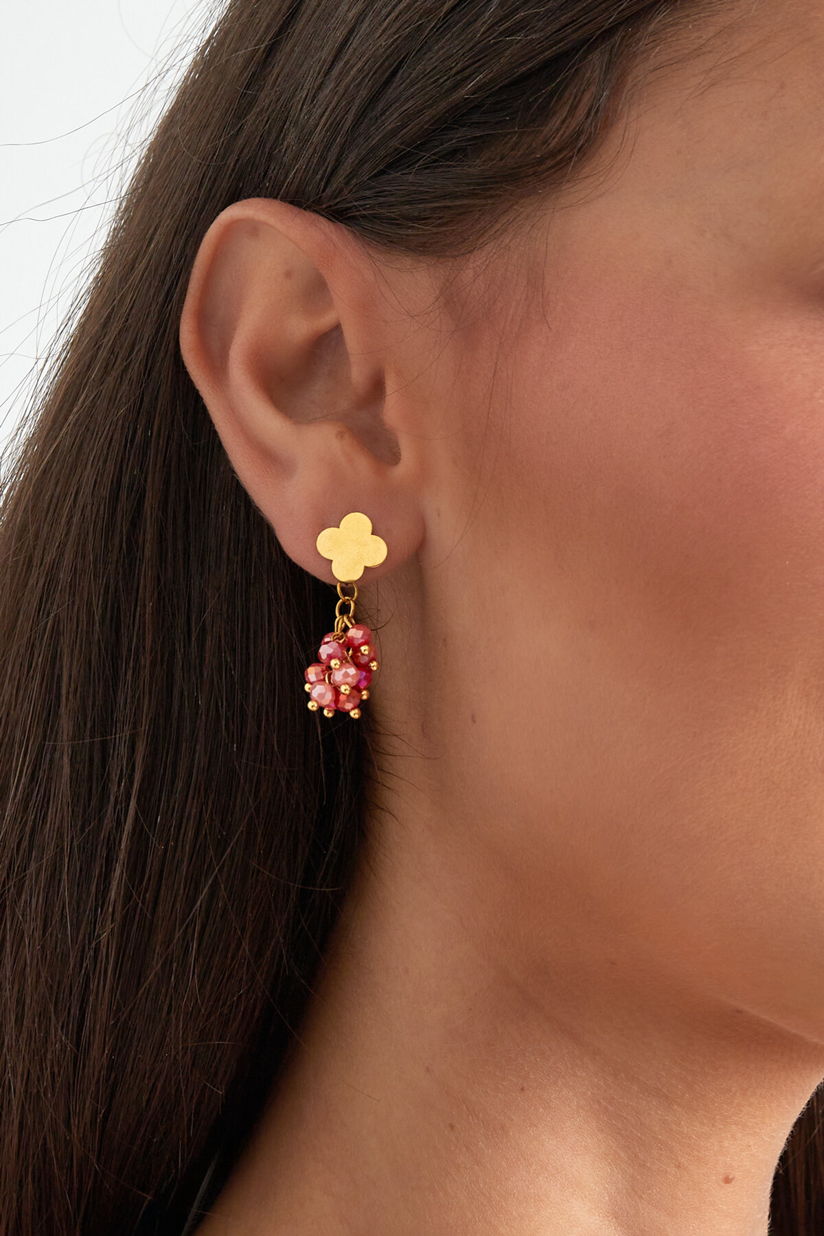 Pendientes de trébol festivo Imagen2