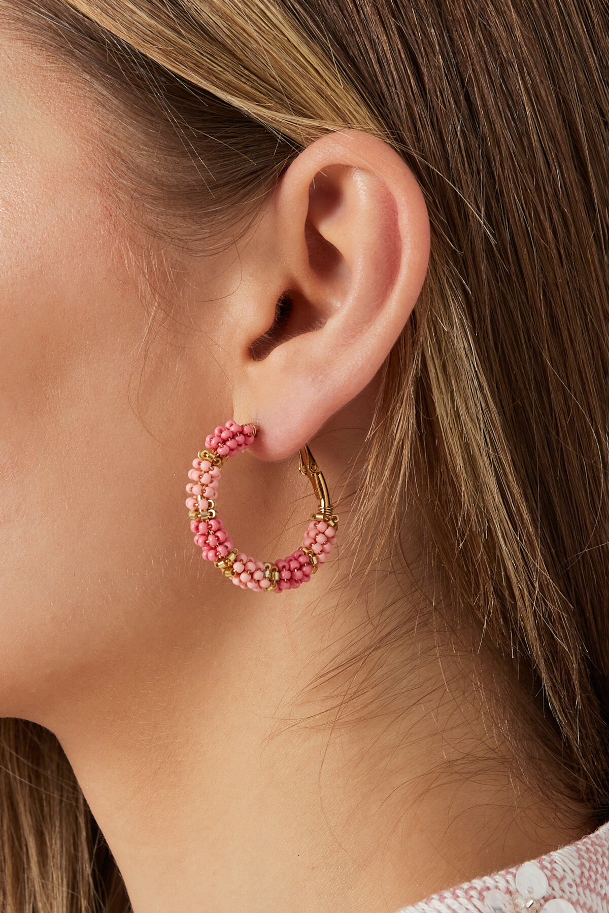 Boucles d'oreilles Perles de joie Image3