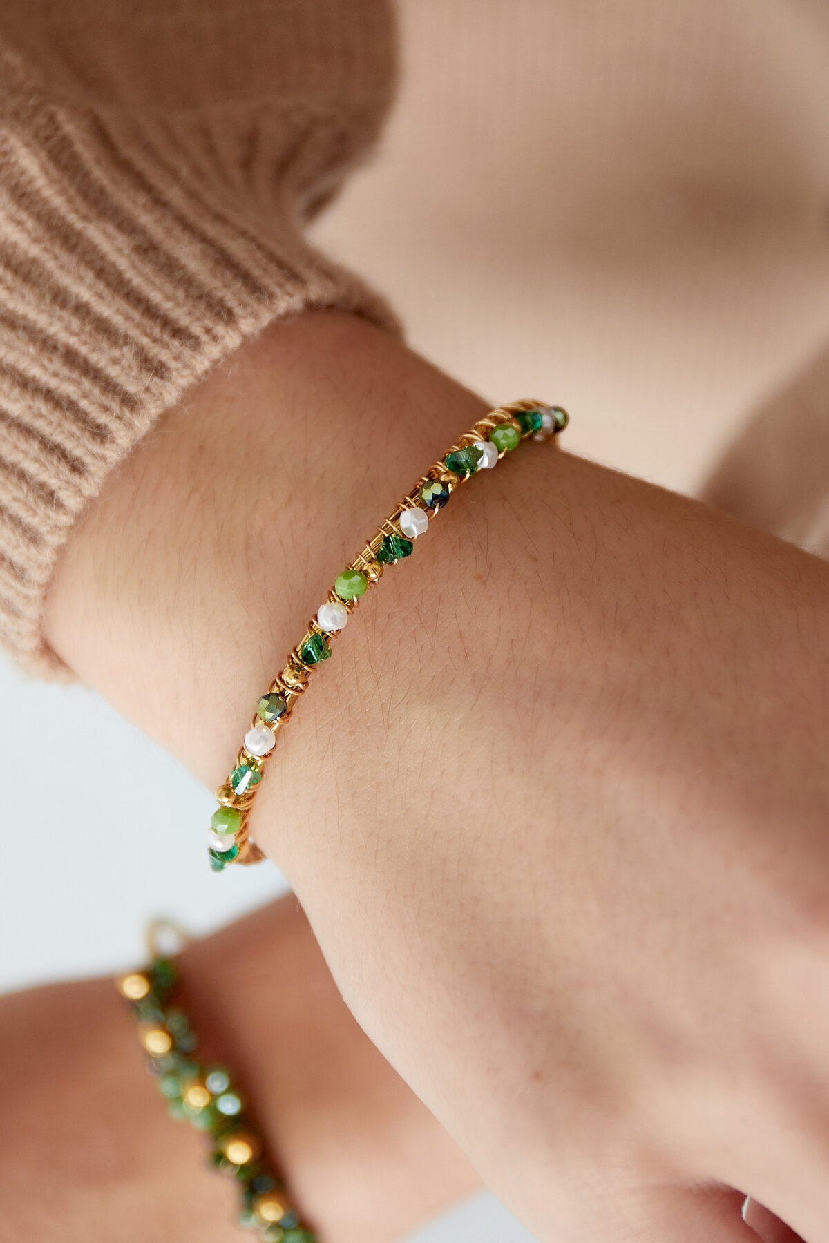 Beady Bangle bracelet 2