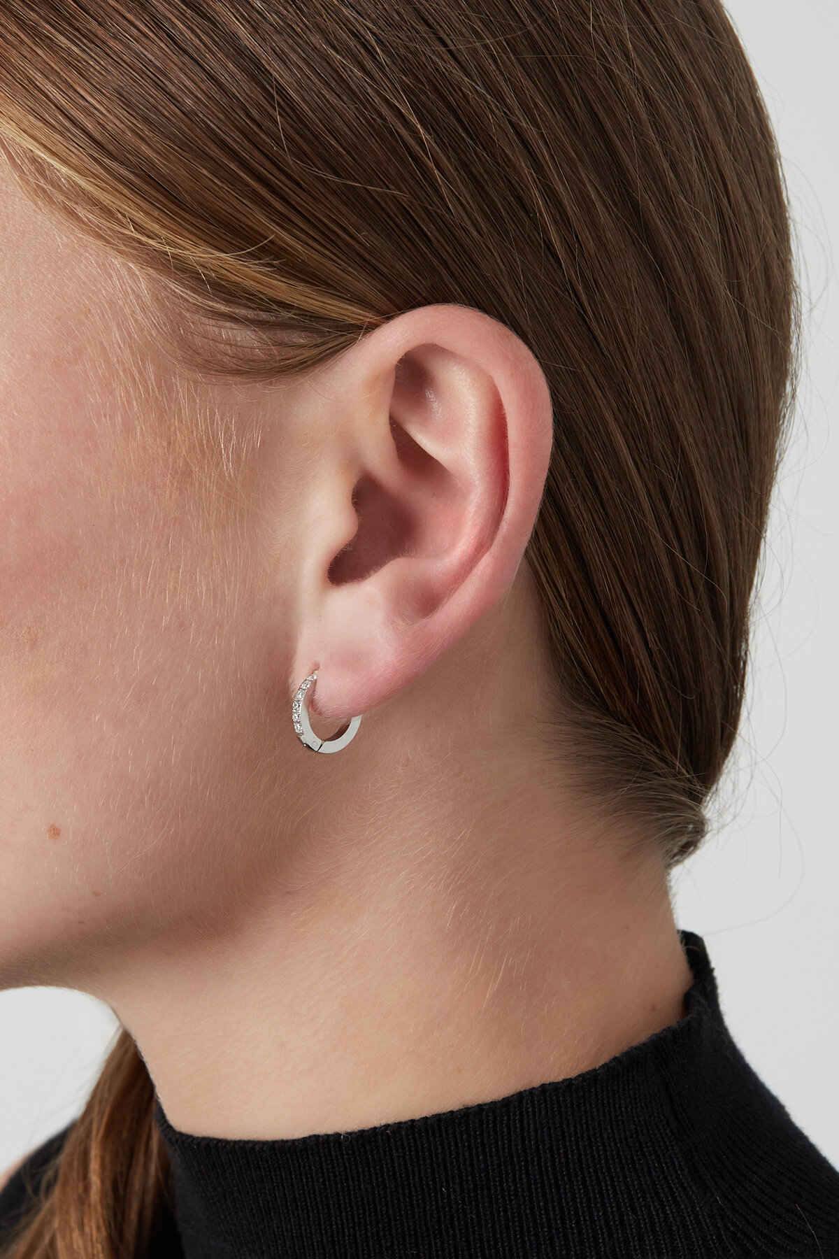 Dazzle-Ohrringe mit Diamanten – Goldfarbe - Goldfarbefarbe Bild3