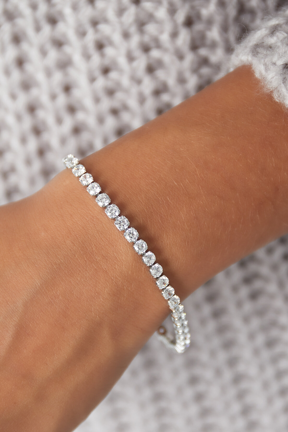 schimmerndes diamantarmband