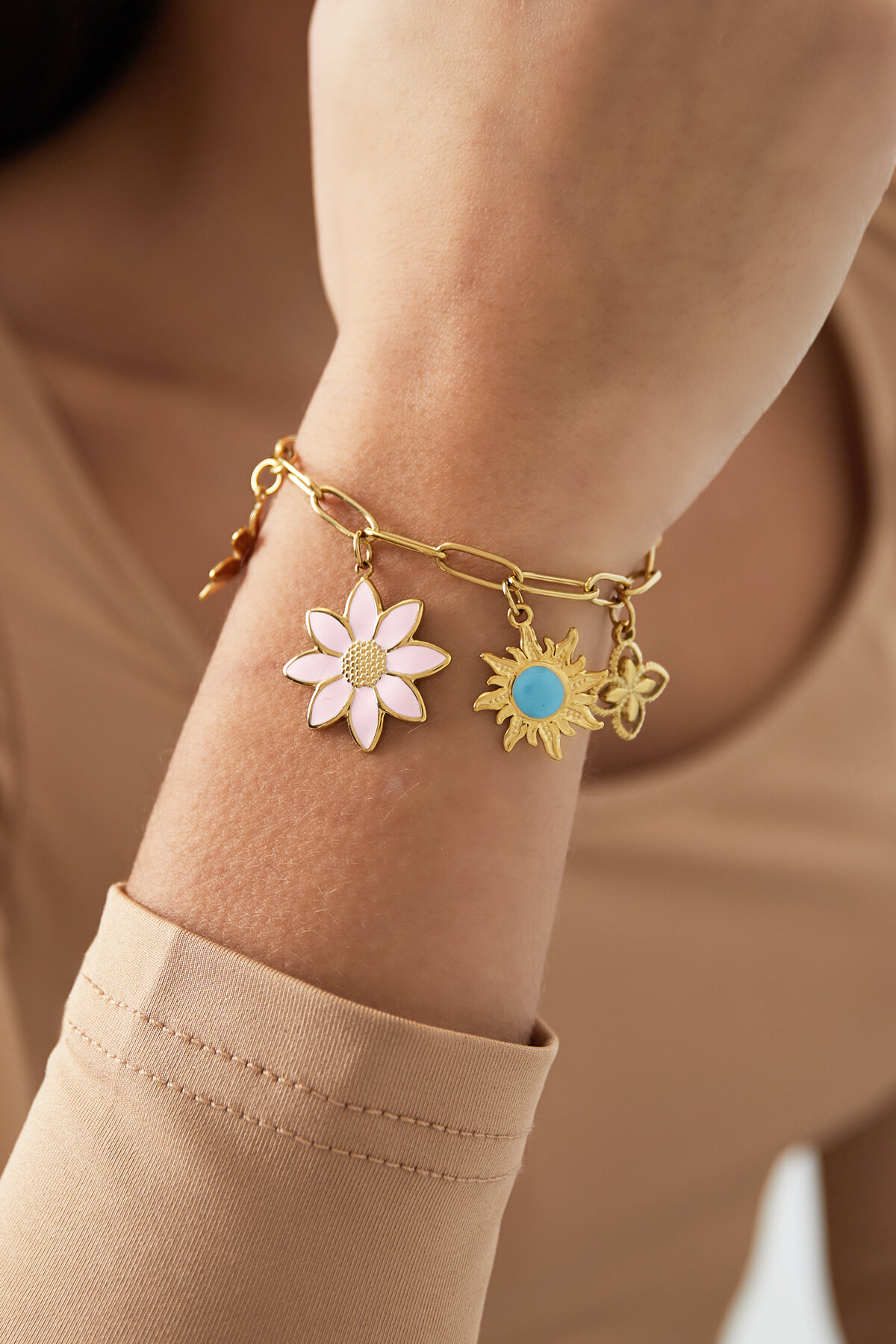 braccialetto con ciondolo bloom & blink h5 Immagine2