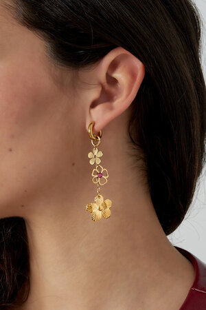 Bloom baby earrings - Silver Color color h5 Picture3