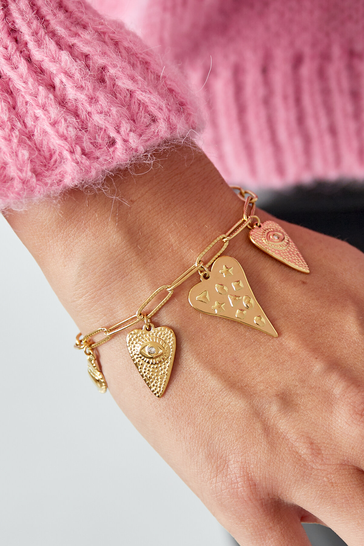 pulsera corazones queridos Imagen3