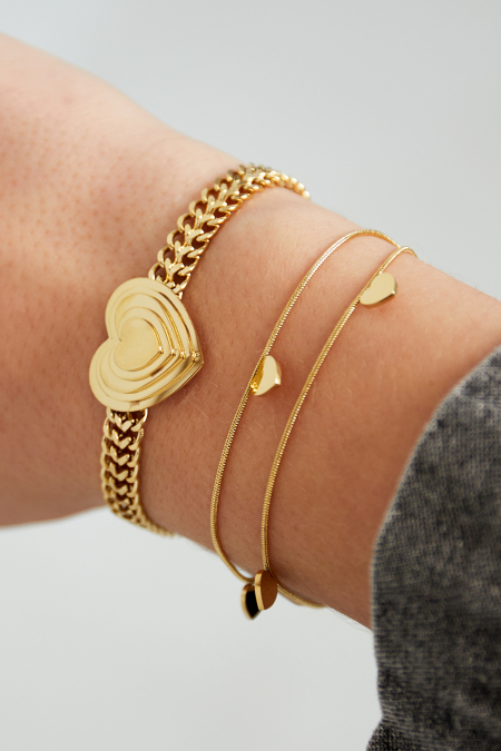 Bold Heart Bracelet 2