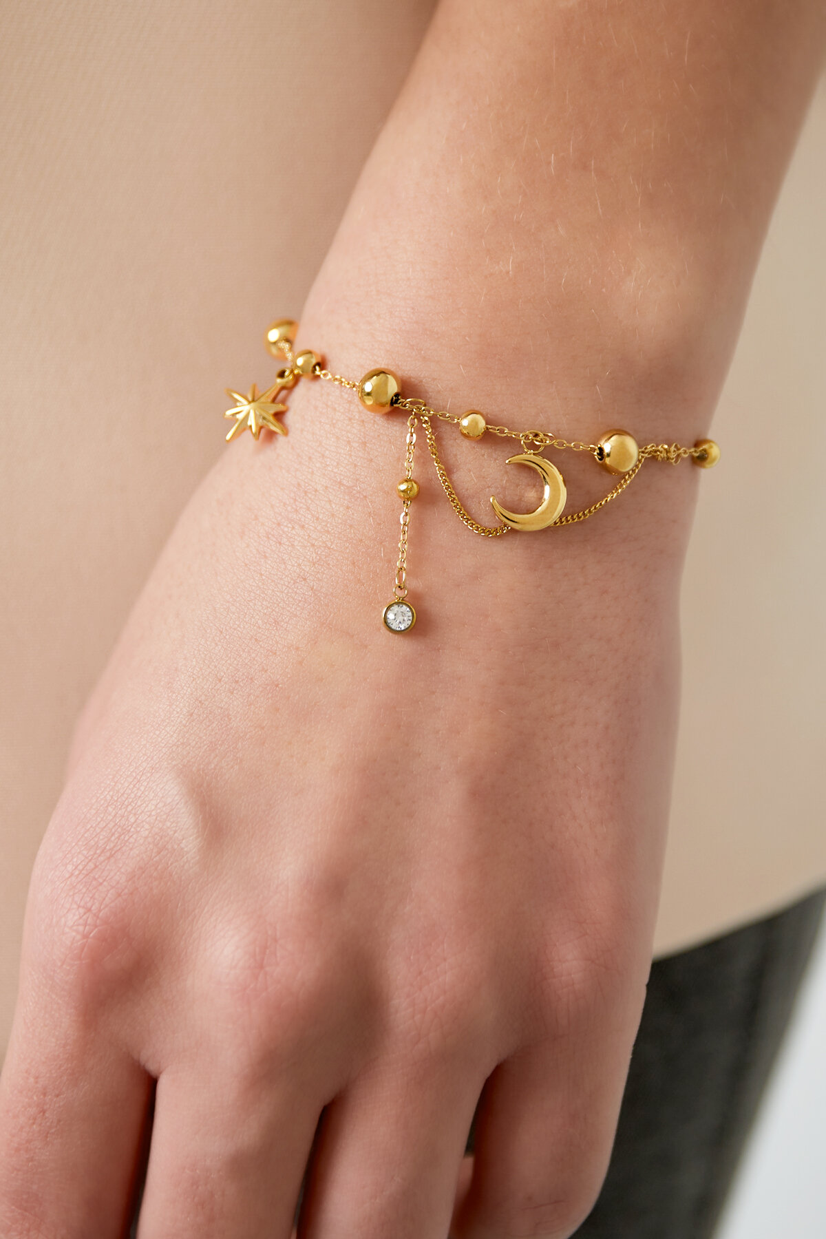 bracciale trendy a forma di luna h5Immagine2