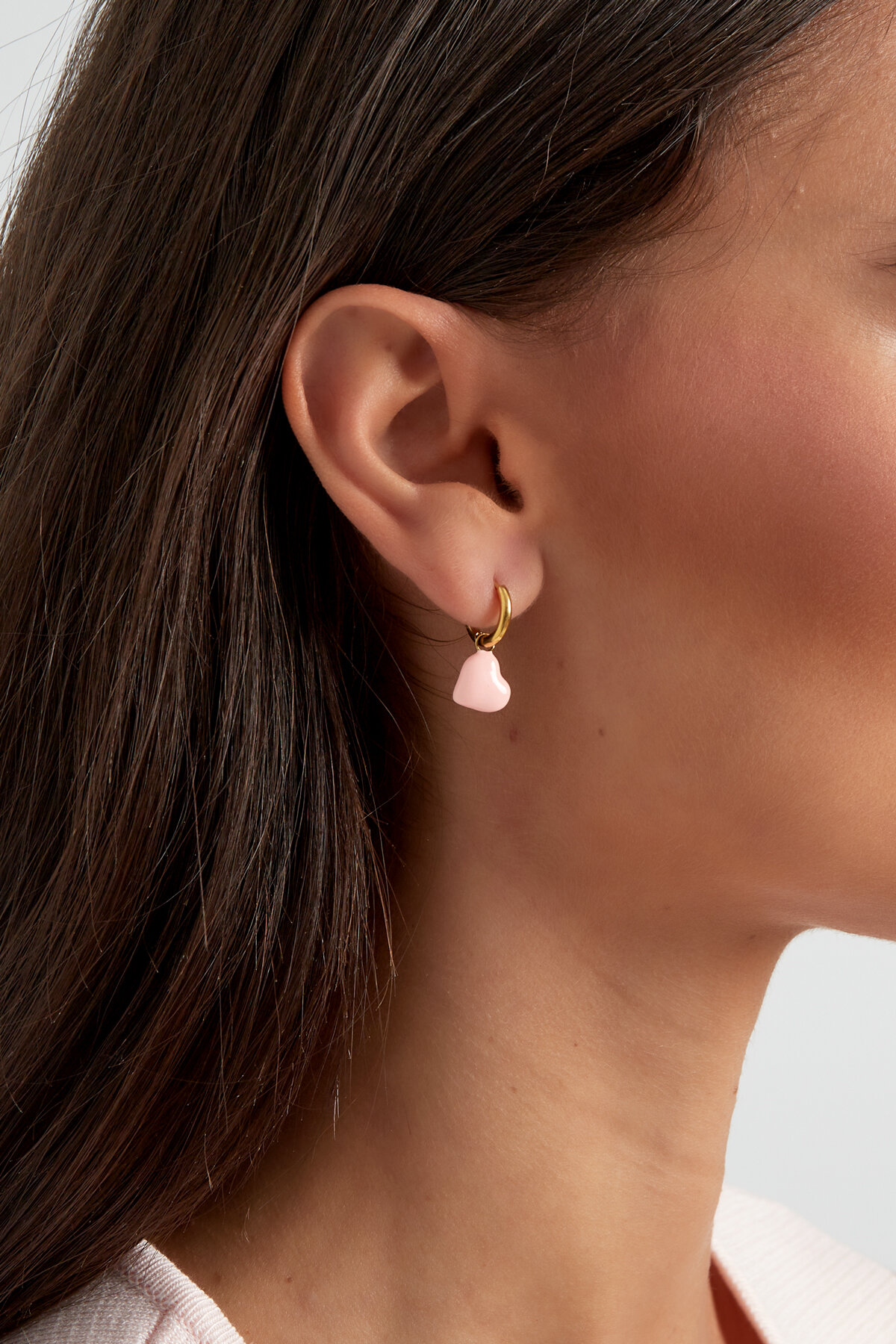 Boucles d'oreilles en forme de cœur Image2