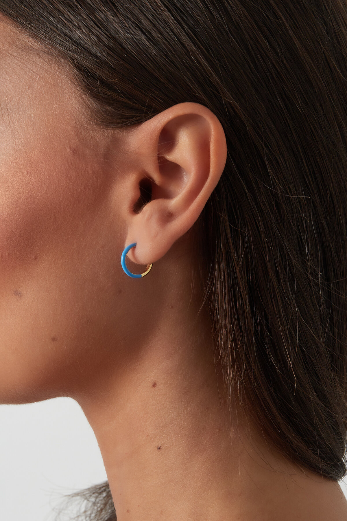 Hoop Earrings Fuchsia 2