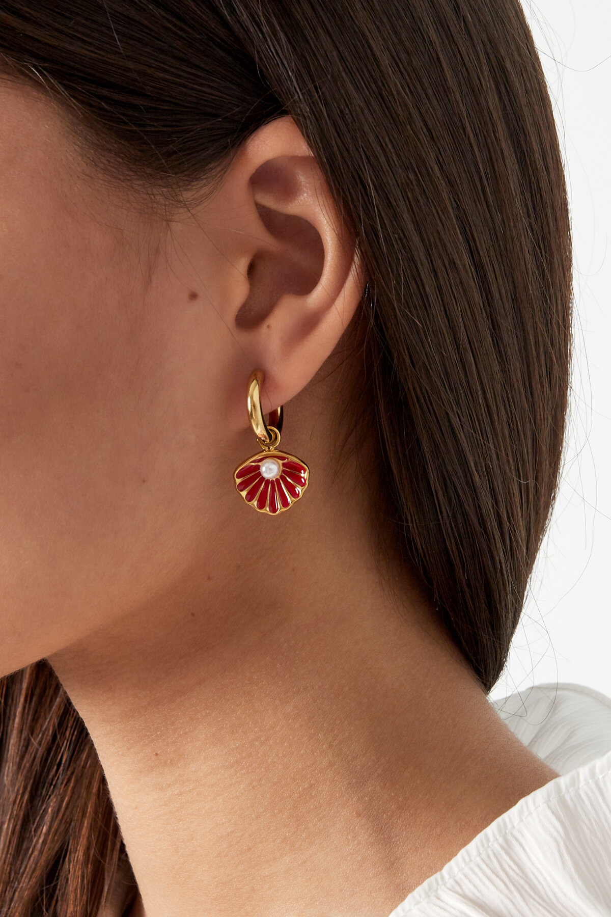 golden shells earrings 2