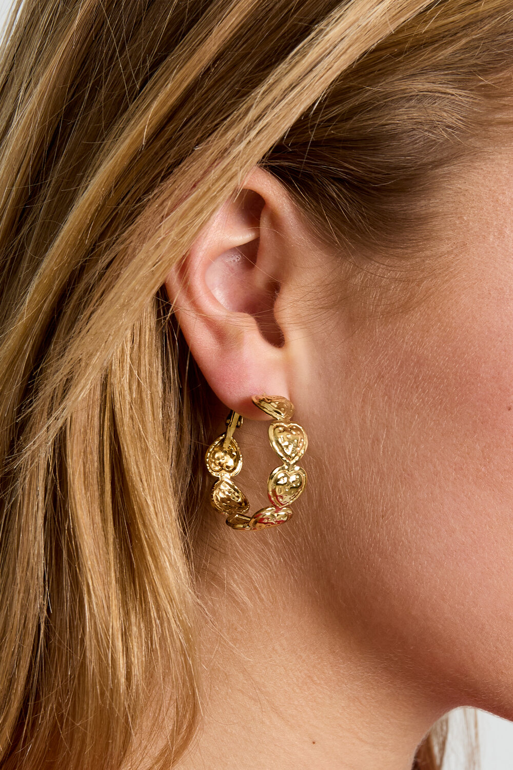 Heart hoop earrings h5Picture3