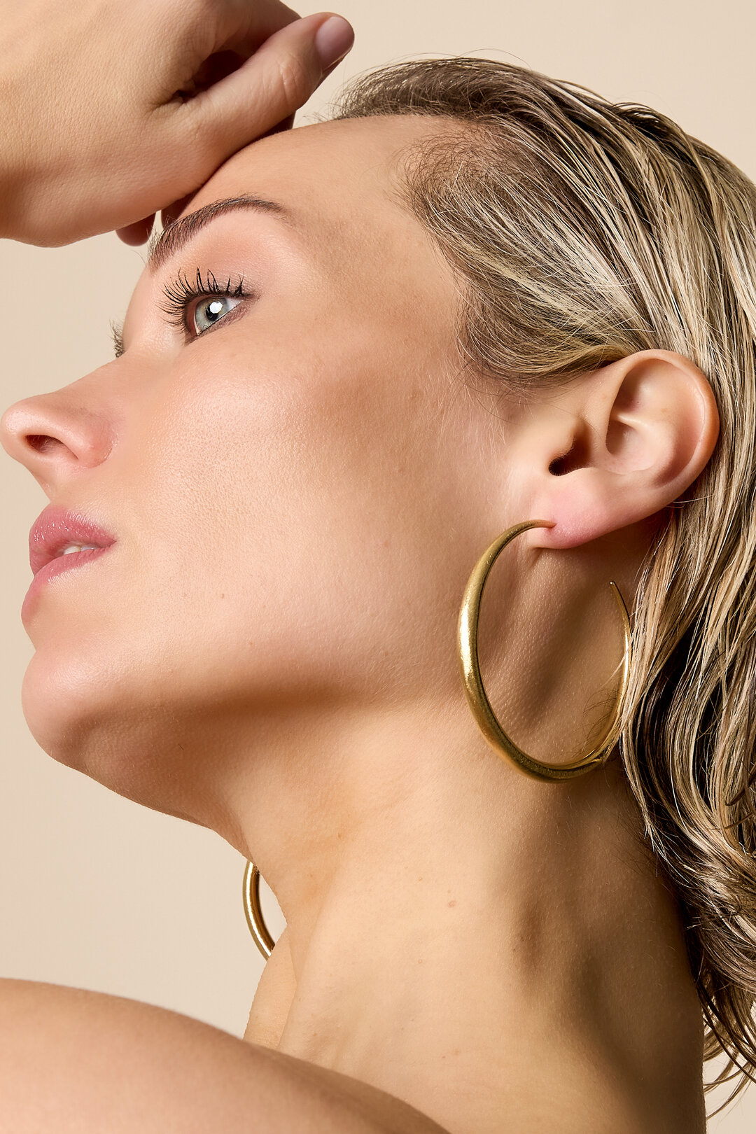 Hoop Earrings circle Casual Daily Simple Series Women's jewelry h5 Picture2