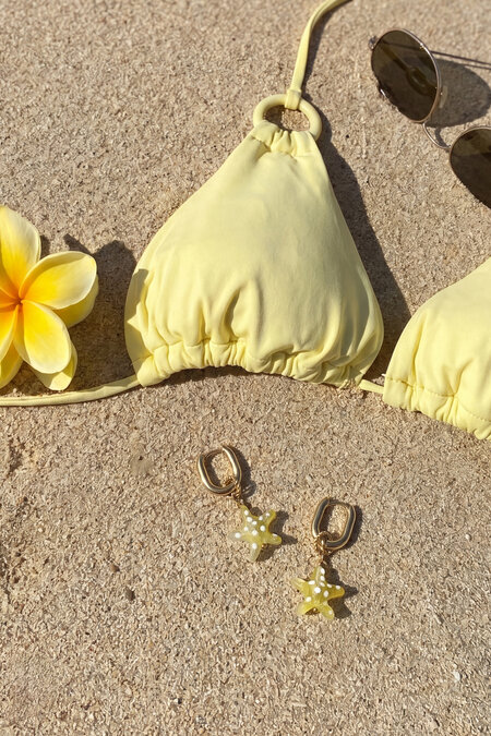Ohrringe mit gepunktetem Seestern