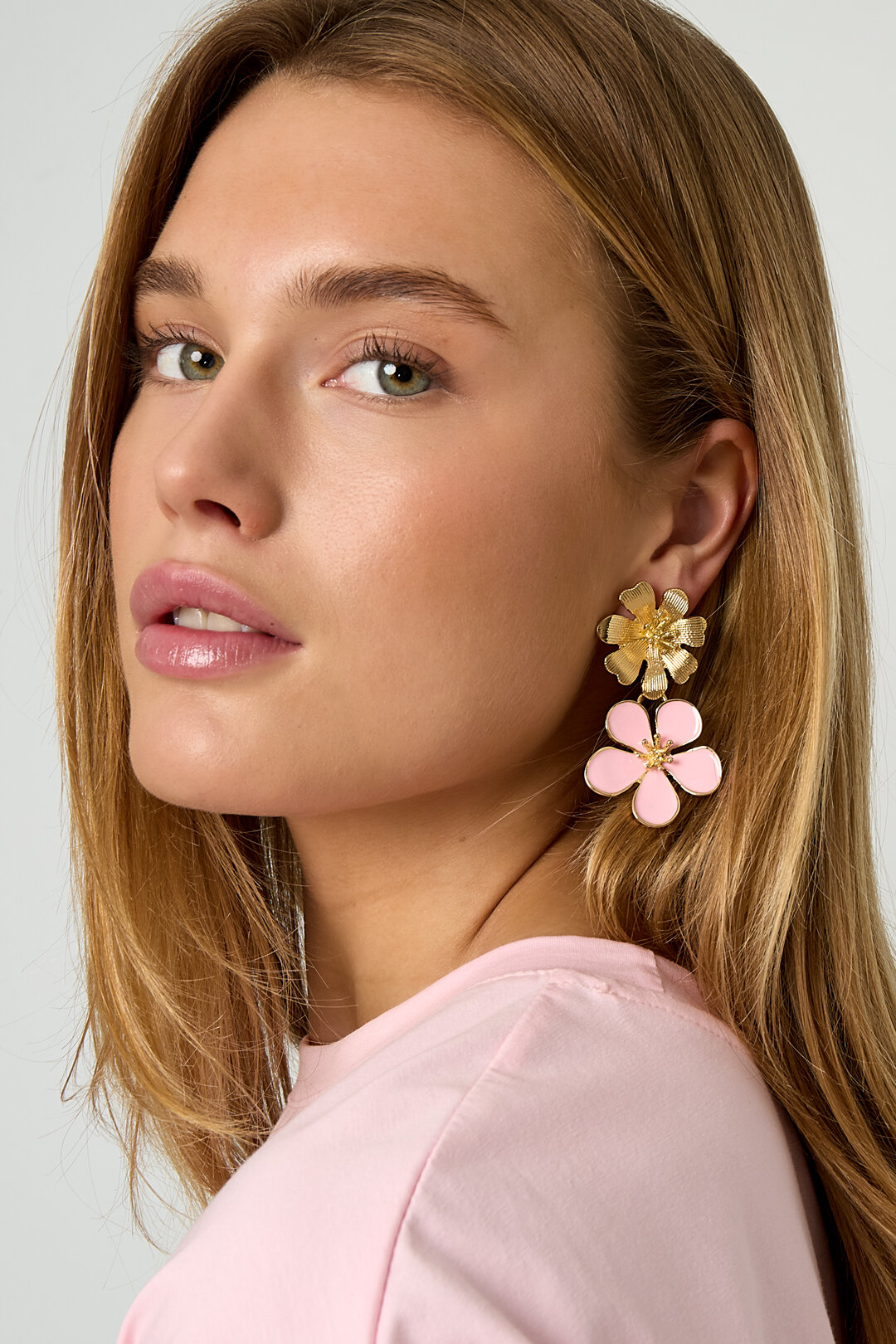 pendientes 2 veces flor Imagen2