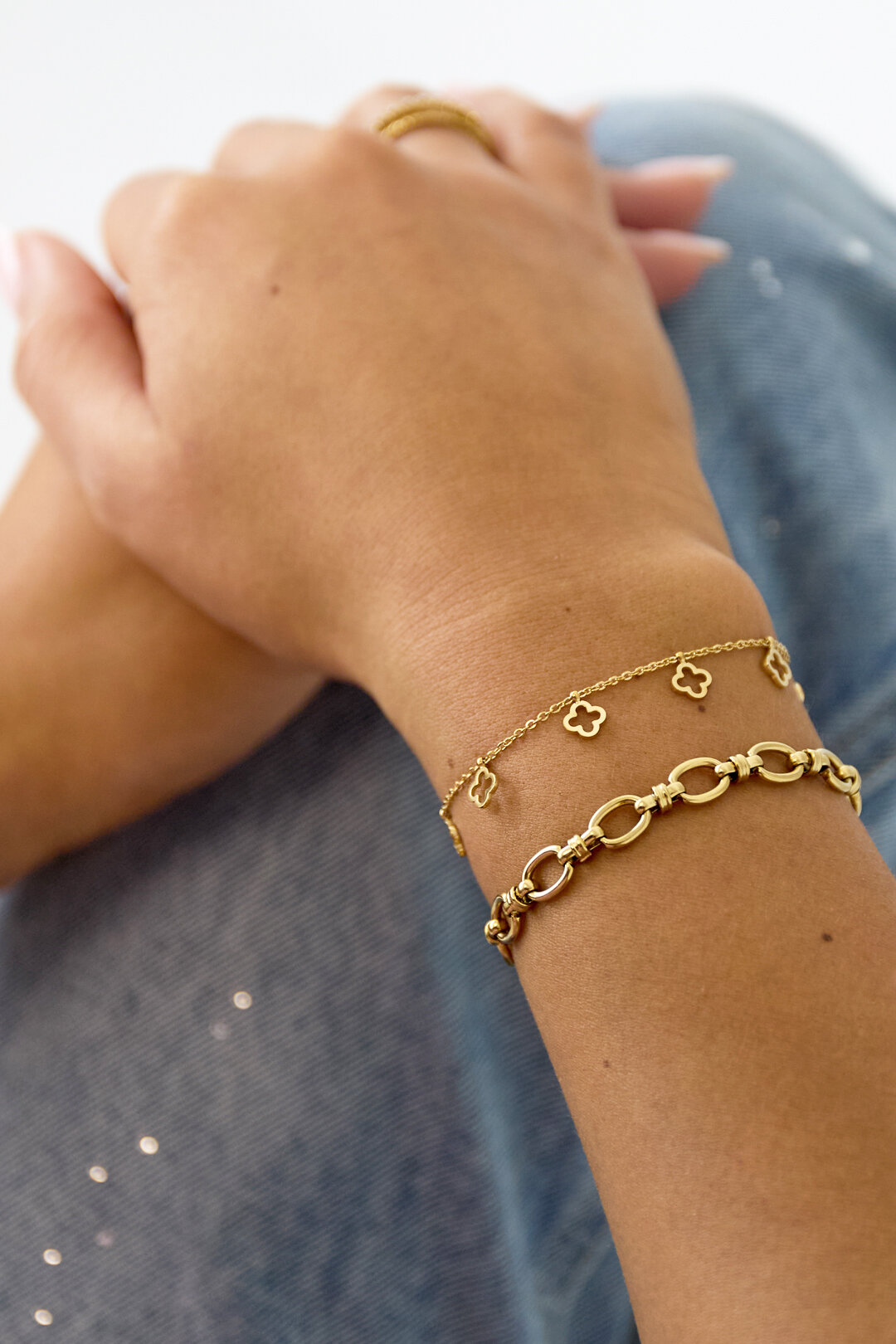 bracciale 6 quadrifogli Immagine2