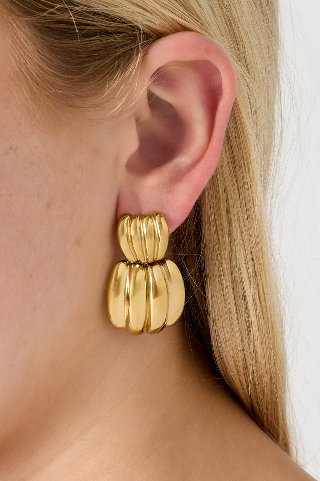 Stainless Steel Stud Earrings Geometric Casual Daily Simple Series Women's jewelry Picture2
