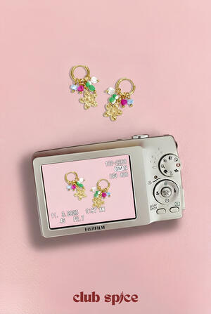 Stainless Steel Drop Earrings Flower Casual Daily Romantic Series Women's jewelry h5 Picture2