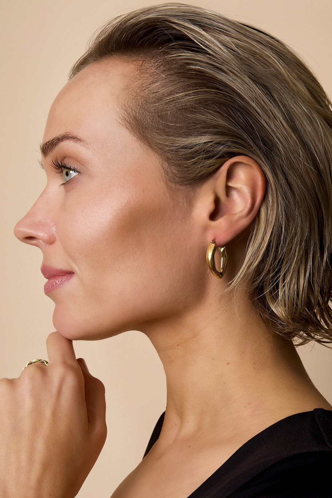 Hoop Earrings circle Casual Daily Simple Series Women's jewelry h5 Picture2
