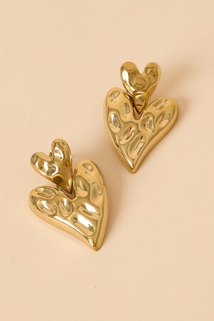 Stacked heart earrings h5 Picture2