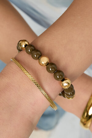 Acrylic Beaded Bracelets Beads Casual Daily Simple Series Women's jewelry-10mm h5 Picture2