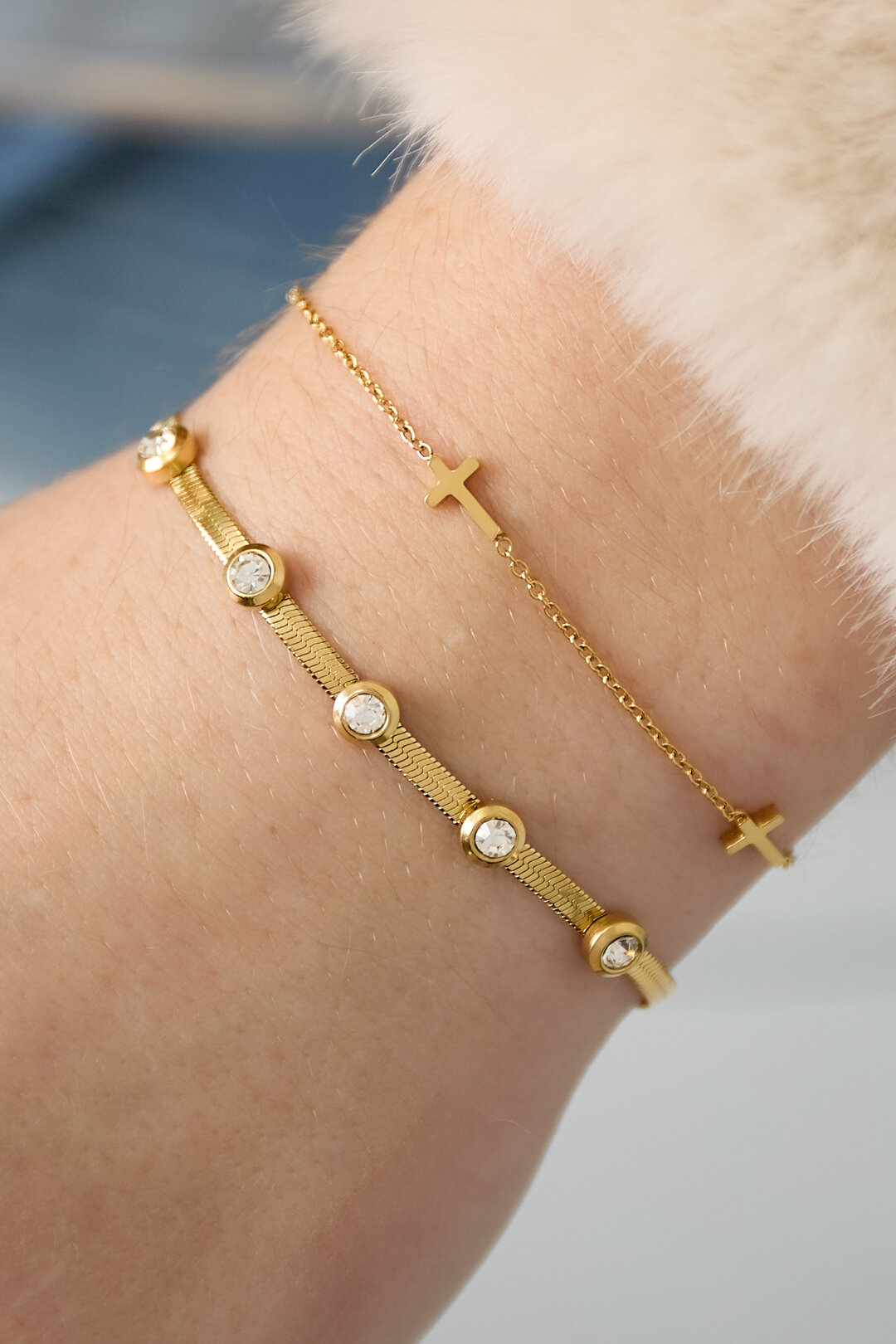 Rhinestone Chain Bracelets Chain Casual Daily Simple Series Women's jewelry h5 Picture3
