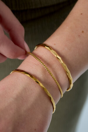 Stainless Steel Bangles Geometric Casual Daily h5 Picture2