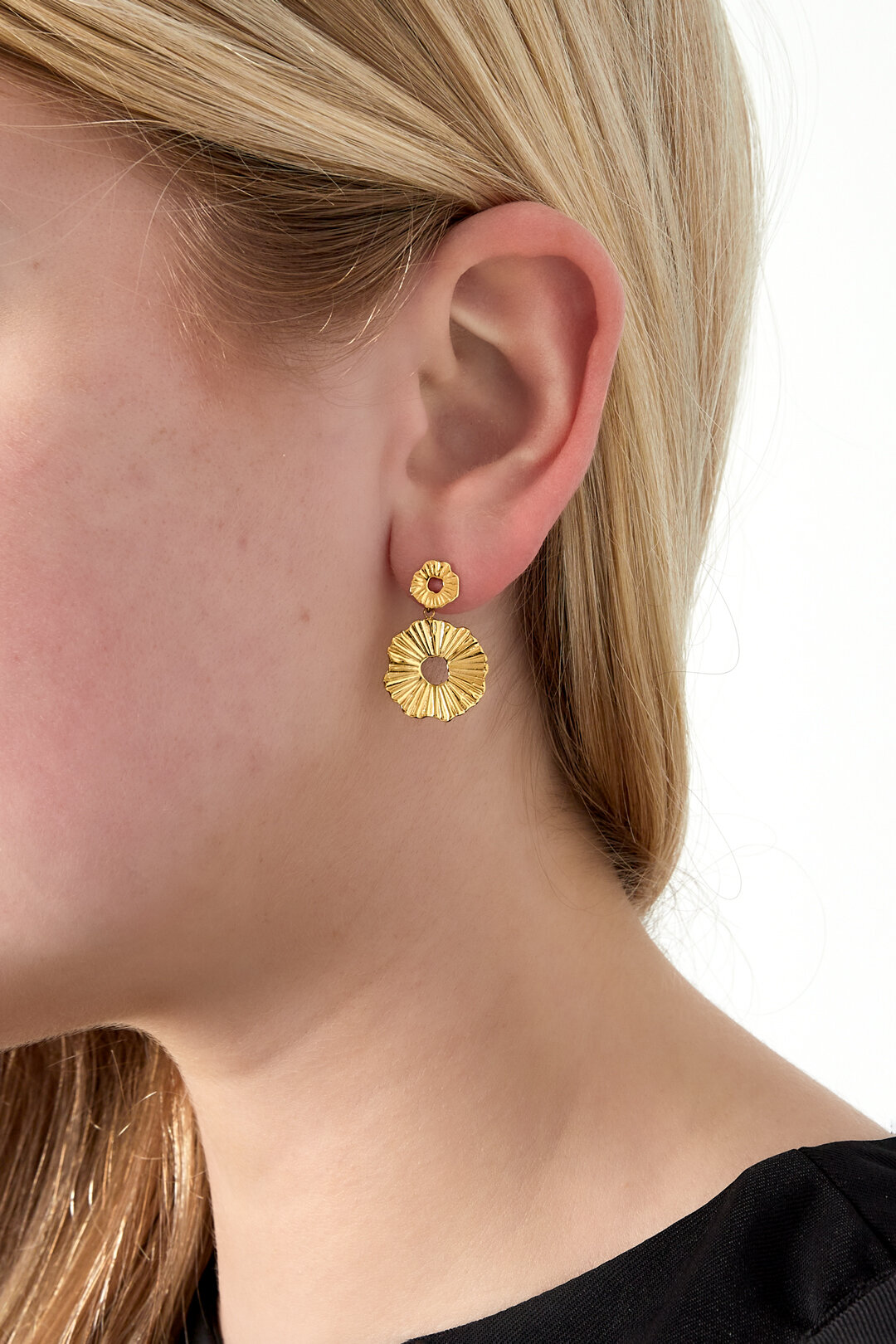 Sunburst Flower Earrings