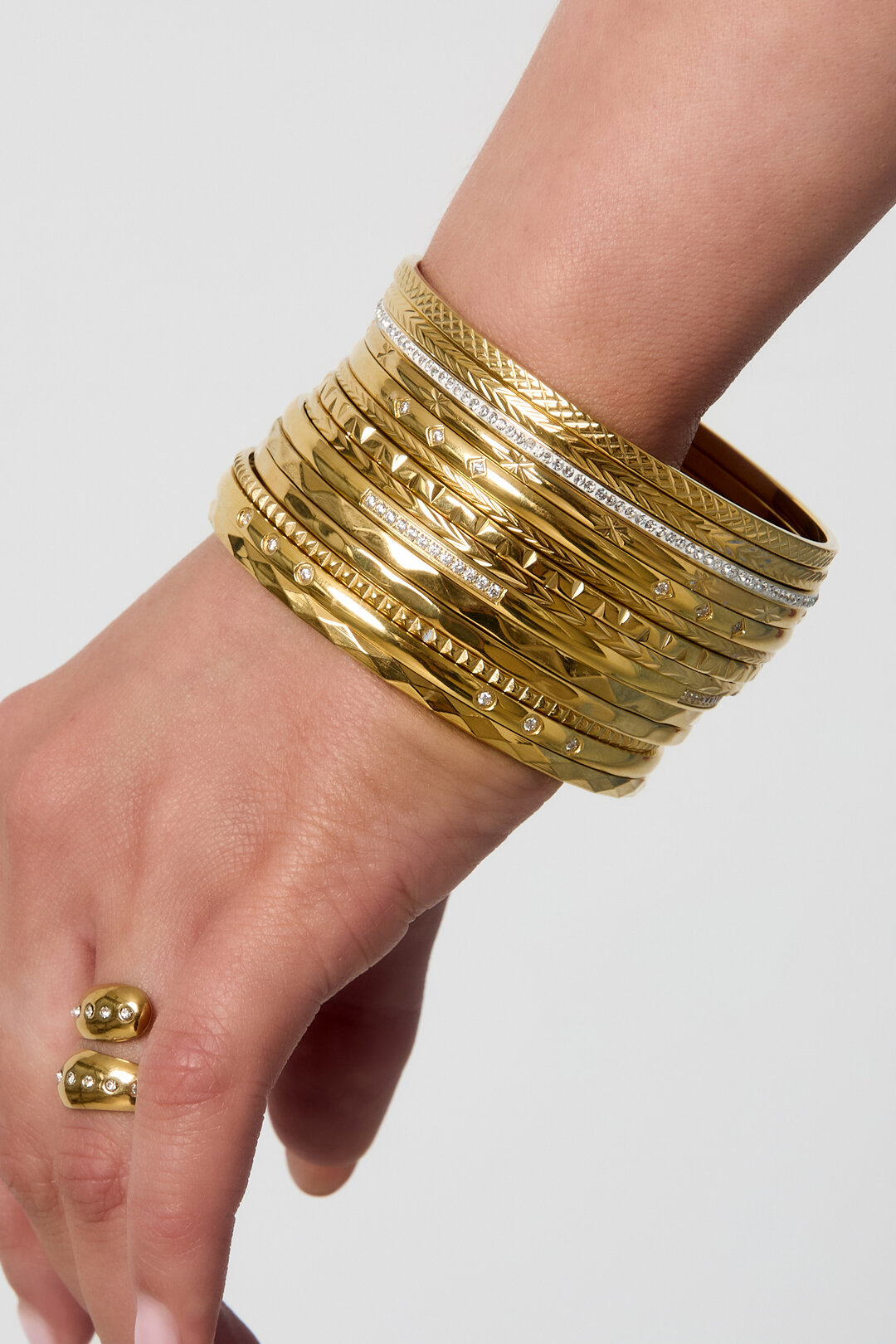 Stainless Steel Bangles Geometric Daily Daily h5 Picture2