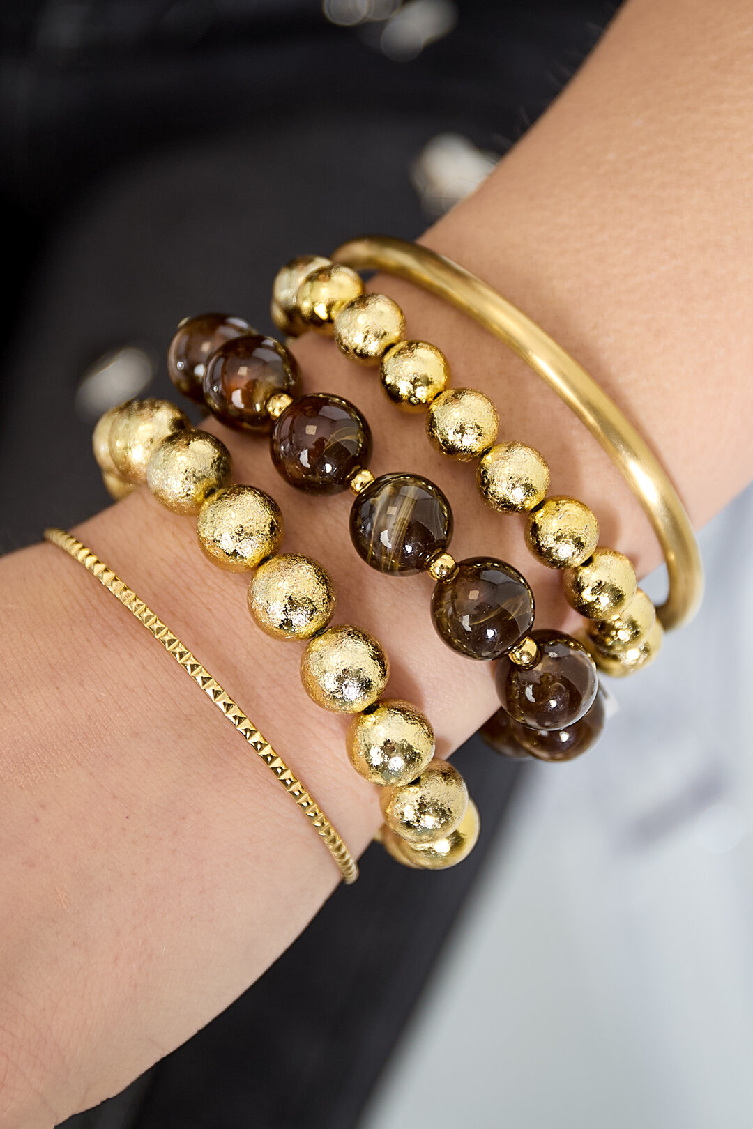 Bracelets set of 3 with beads Picture3