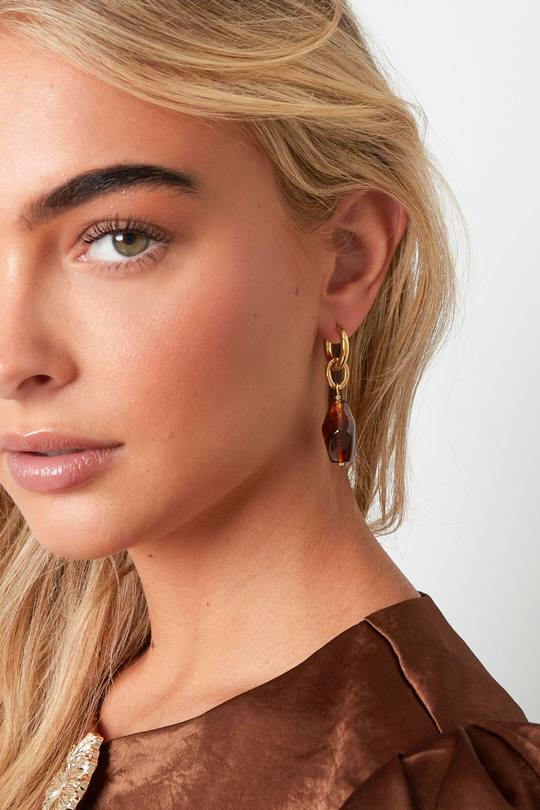Boucles d'oreilles pendantes de forme irrégulière, série Casual Daily Simple, bijoux pour femmes