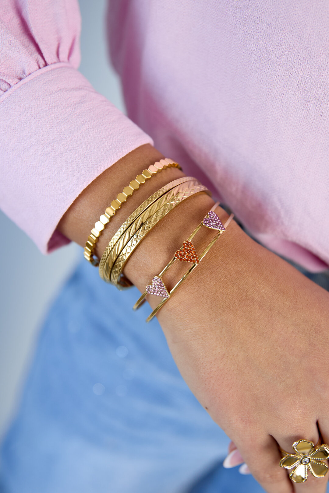 slave bracelet hexagons