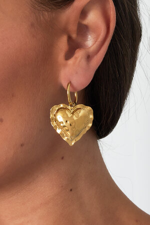 Embrace heart drop Earrings h5 Picture2