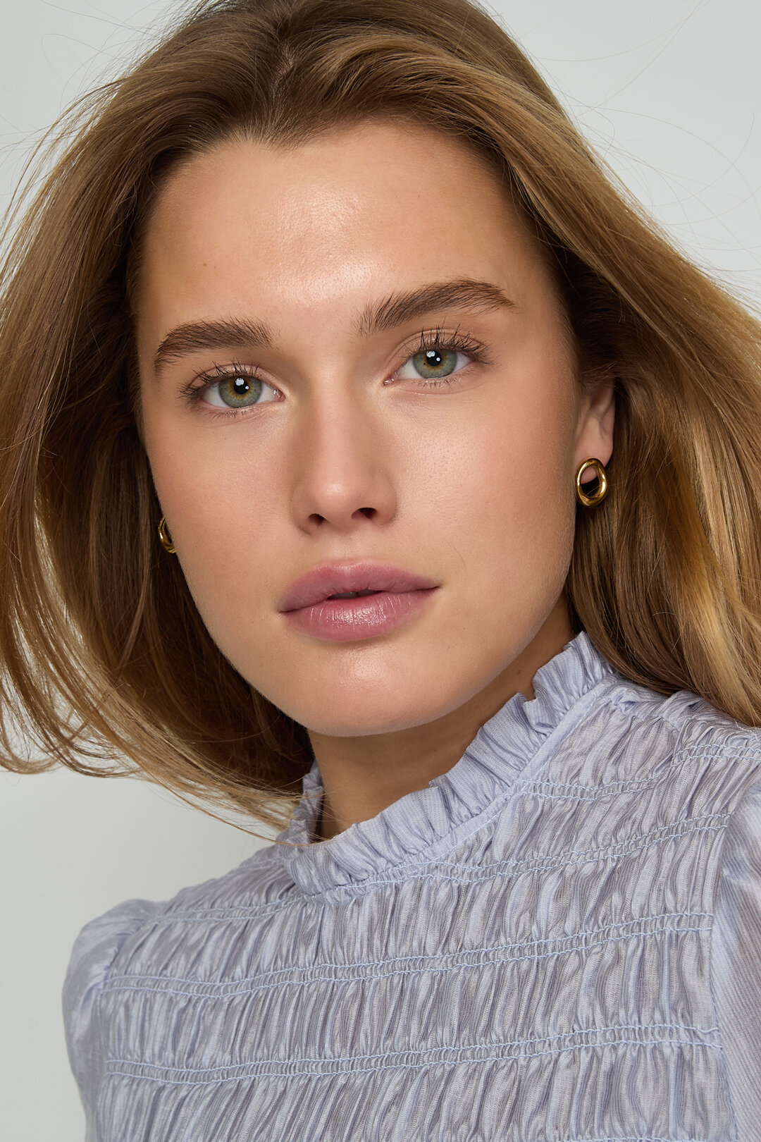 Pendientes De Acero Inoxidable Con Forma De Círculo, Estilo Casual, Diario, Sencillo, Para Mujer. Imagen2