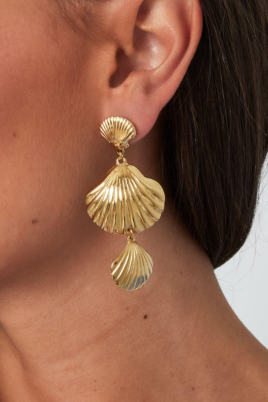 Trio shell Earrings Picture2