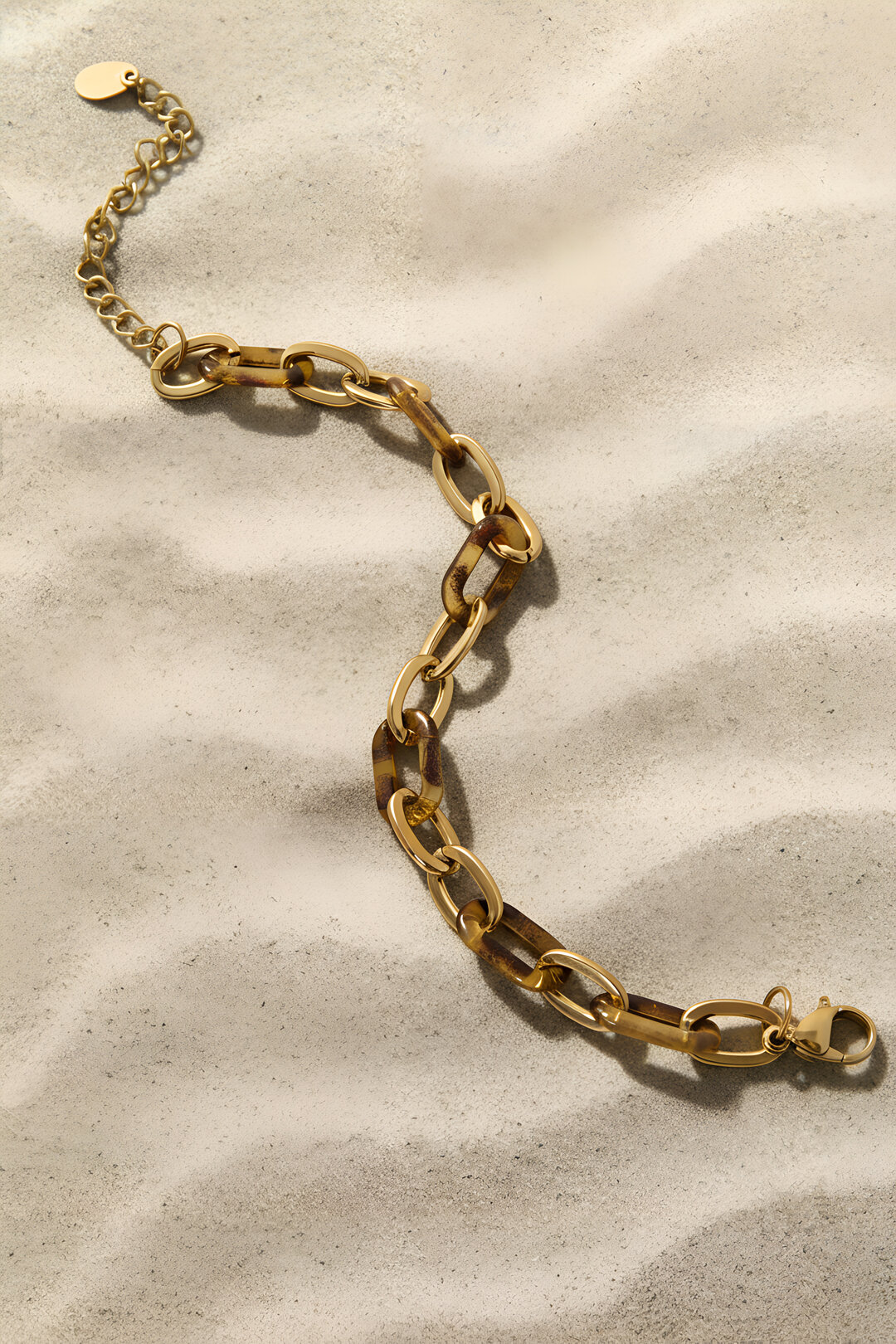 Edelstahl-Kettenarmband mit Leopardenmuster, lässiger Alltagsschmuck für Damen h5 Bild3