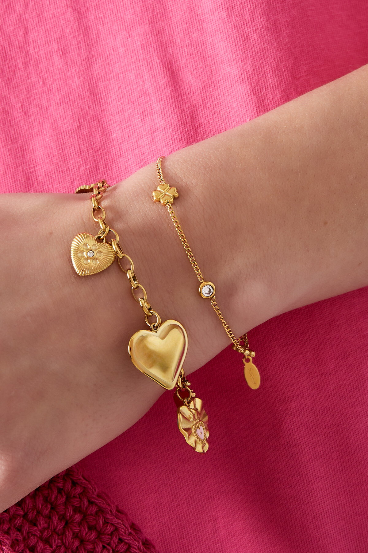 bracelet porte-bonheur étincelant