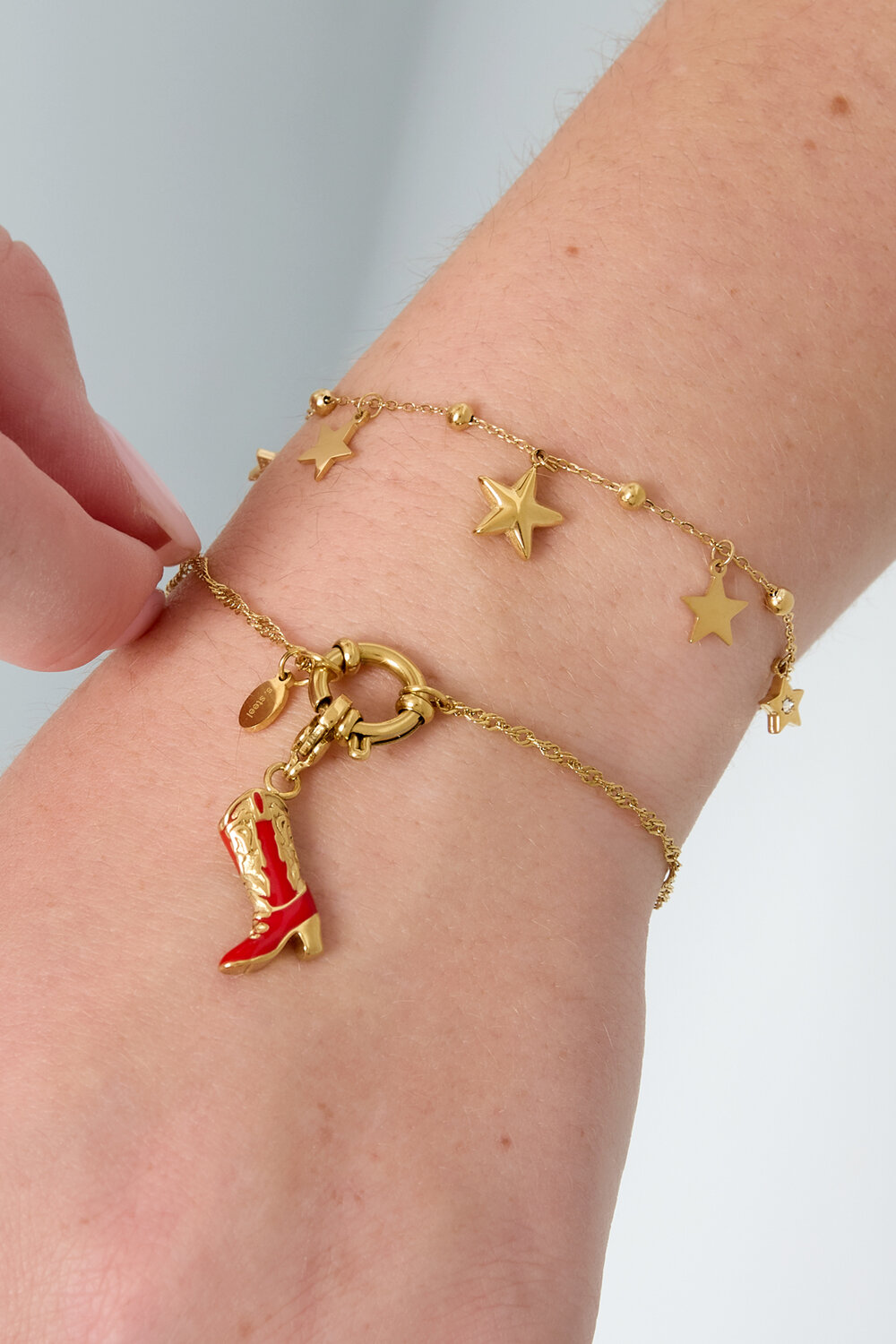 Edelstahl Kette Armbänder Kette DIY Täglich Einfache Serie frauen schmuck h5Bild2