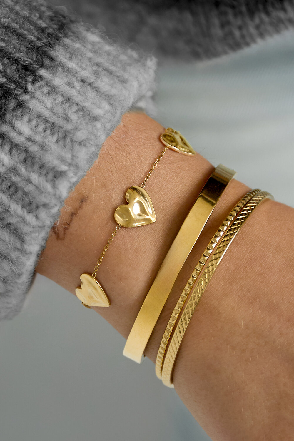 Charm Bracelets Heart Casual Daily Simple Series Women's jewelry h5Picture2