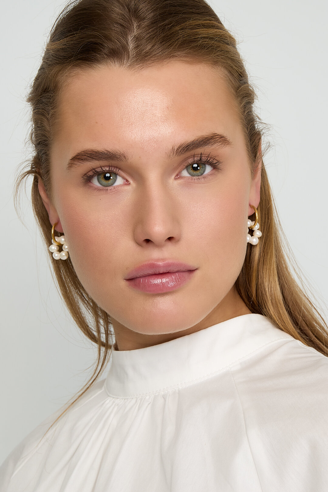 Stainless Steel Drop Earrings Beads Casual Daily Simple Series Women's jewelry 2