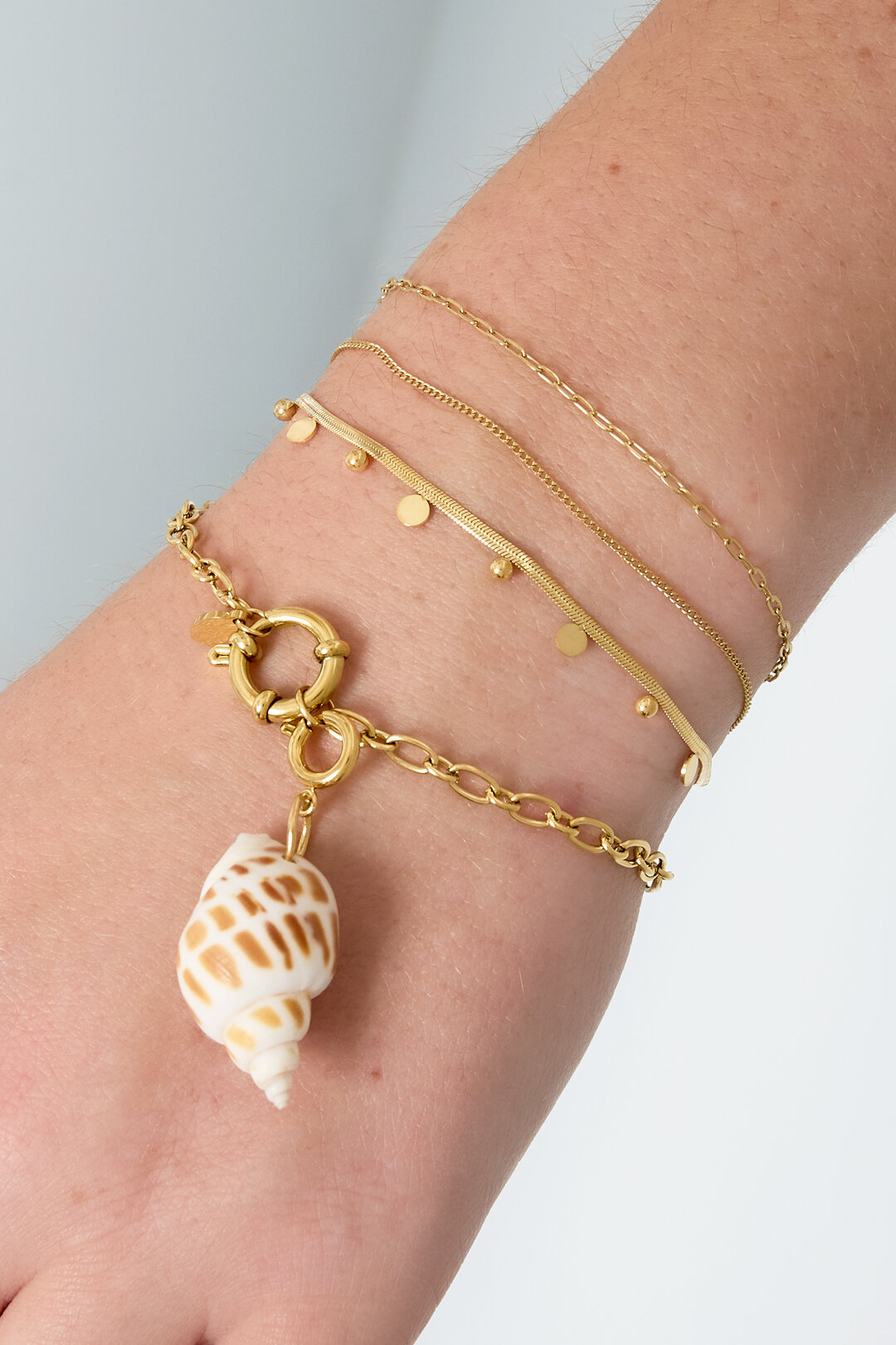 Bracelets en acier inoxydable, chaîne DIY, série simple quotidienne, bijoux pour femmes