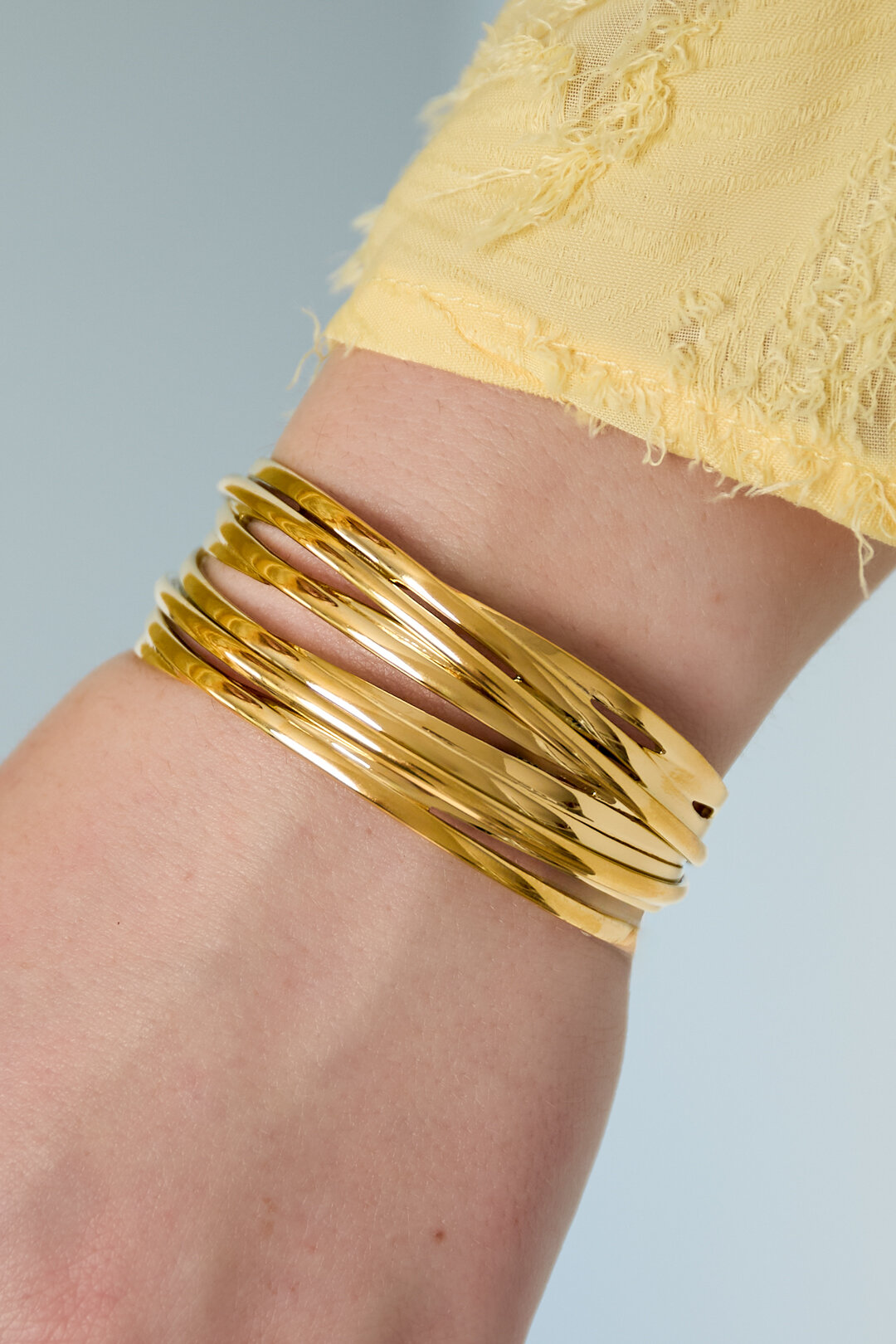 Bracelet à couches ondulées