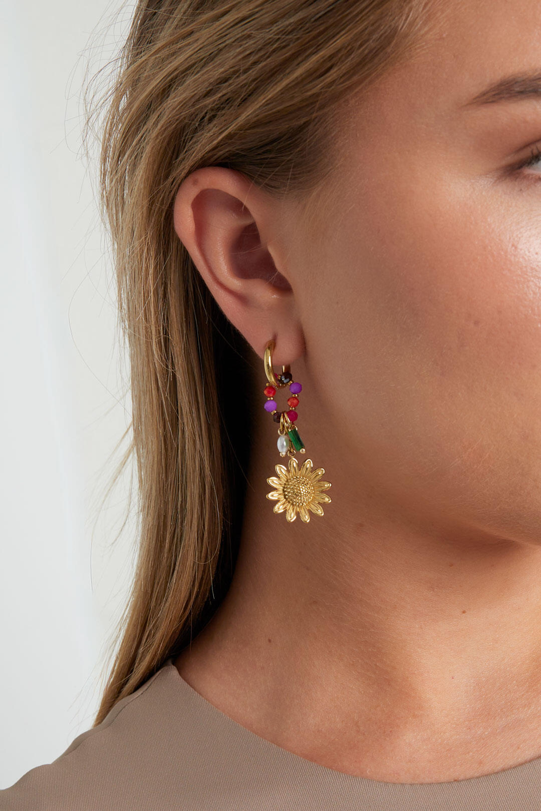 Tropfen Ohrringe Blume Casual Täglich Einfache Serie frauen schmuck Bild2