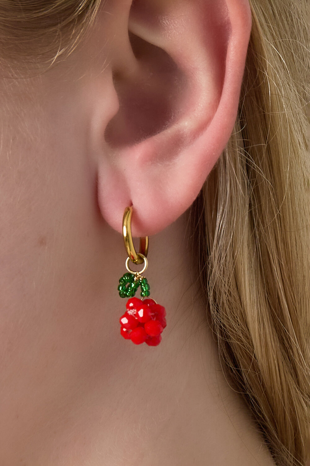 Edelstahl Tropfen Ohrringe Pflanze Casual Täglichen frauen schmuck h5Bild2