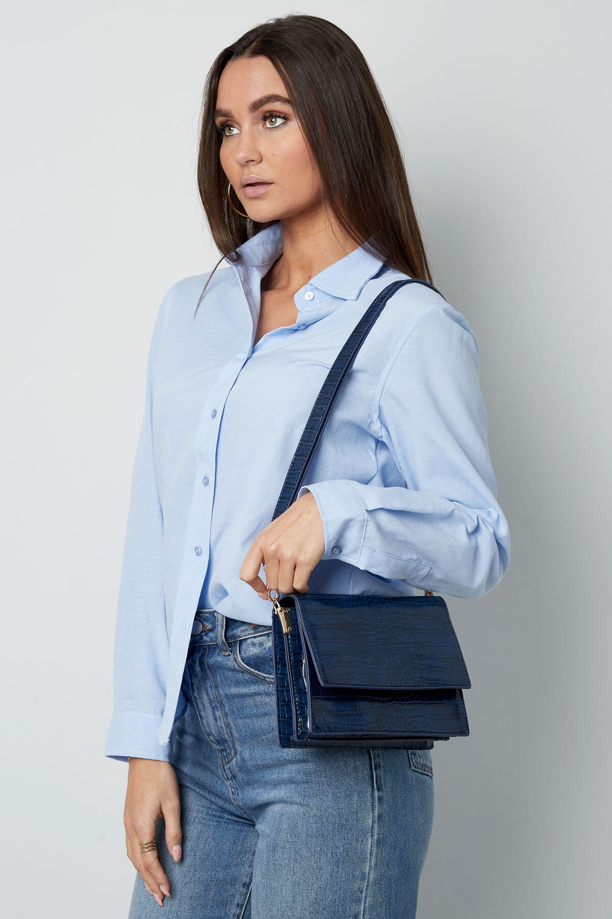 Bag Uptown Girl Negro Poliuretano Imagen2
