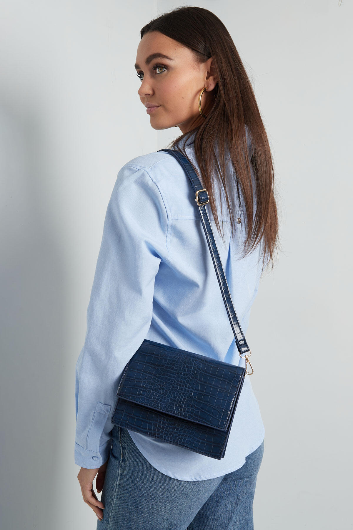 Bag Uptown Girl Negro Poliuretano Imagen3